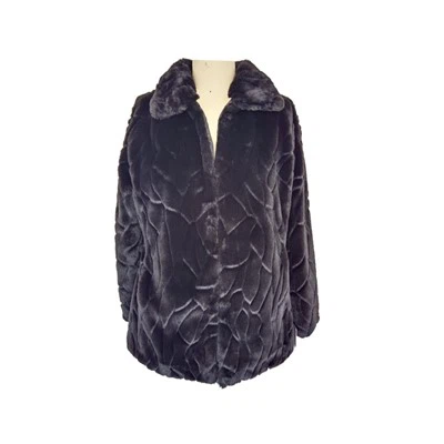 Kunstpelzjacke schwarze Frauen