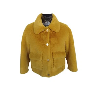 Kurze Kunstpelzjacke Damen